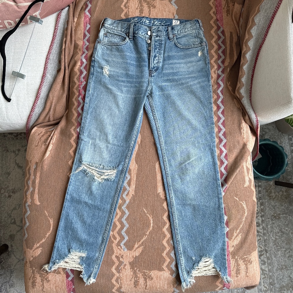 Free People Maggie Light Blue Jeans